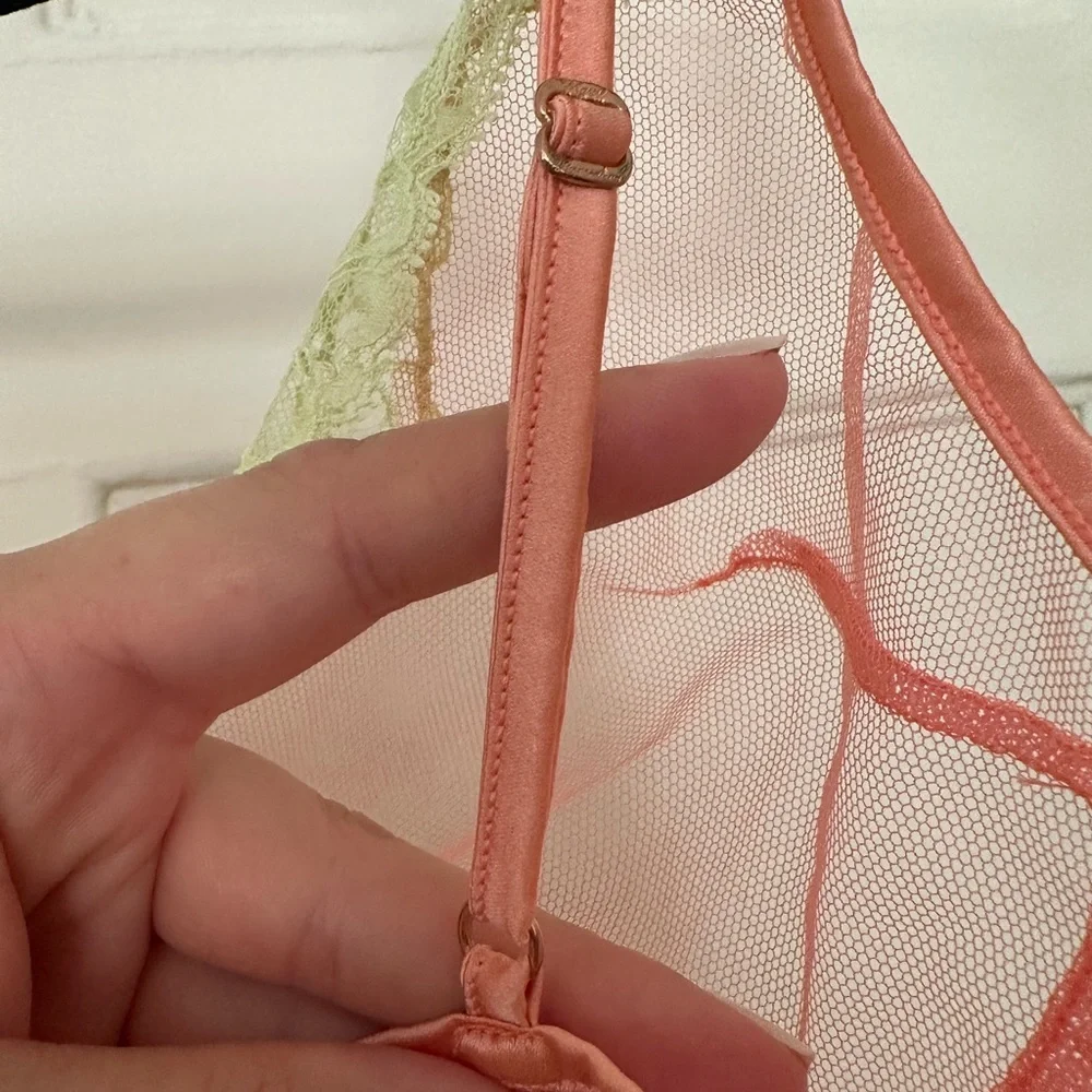 Agent Provocateur Heidi Bralette melon mint size small